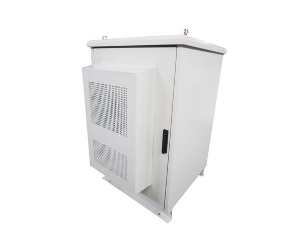 22U Gulvskap 19" 600x600 IP65 m 600w airconditioner